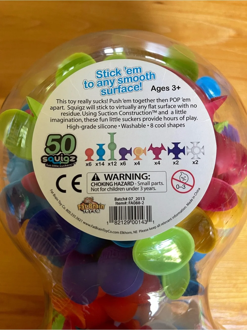 Squigz Deluxe Set fun little suckers (50)